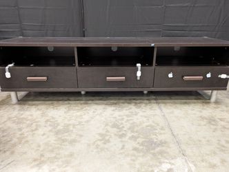 warehouse sale ,*** Contemporary Dark Brown Media Console with Drawers