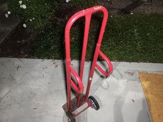Red Heavy-Duty D-Handle Hand Truck/Dolly