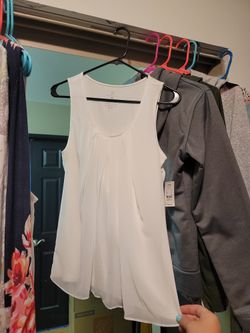 New York & Company Brand New Chiffon Shirt