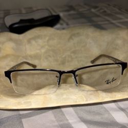 Ray-Ban Semi-Rimless Rectangular Eyeglass Frames
