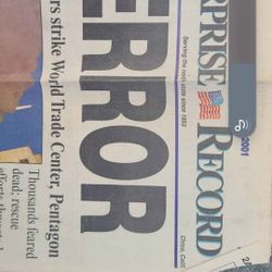 Newspaper From Day After 9/11