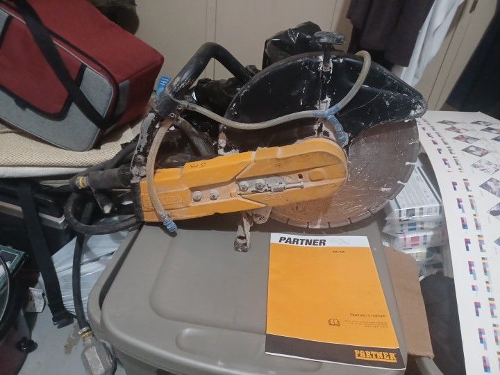 Partner K40 Husqvarna Pneumatic Air Concrete Cutoff Saw