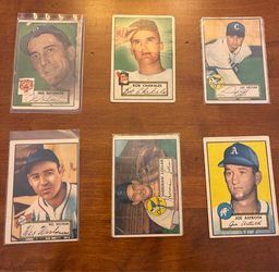 1952 Topps Baseball cards - vintage