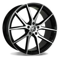 20x9 TRAKLITE AERO Machine Face / Gloss Black