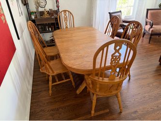 Dining room table and chairs