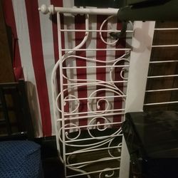 POTTERY BARN ROD IRON BED FRAME 