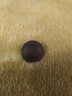 Confederate Infantry Button