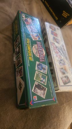 Template:"Selling two vintage, factory-sealed Upper Deck Baseball Complete Sets (1990 Edition and 1991 Edition). Both are completely unopened with the