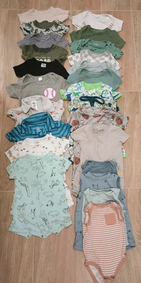 0-3 And 3-6 Months Summer Clothes