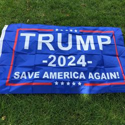 Trump 2024 Campaign Flag