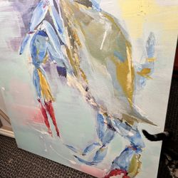 Crab Artistic Canvas Print 