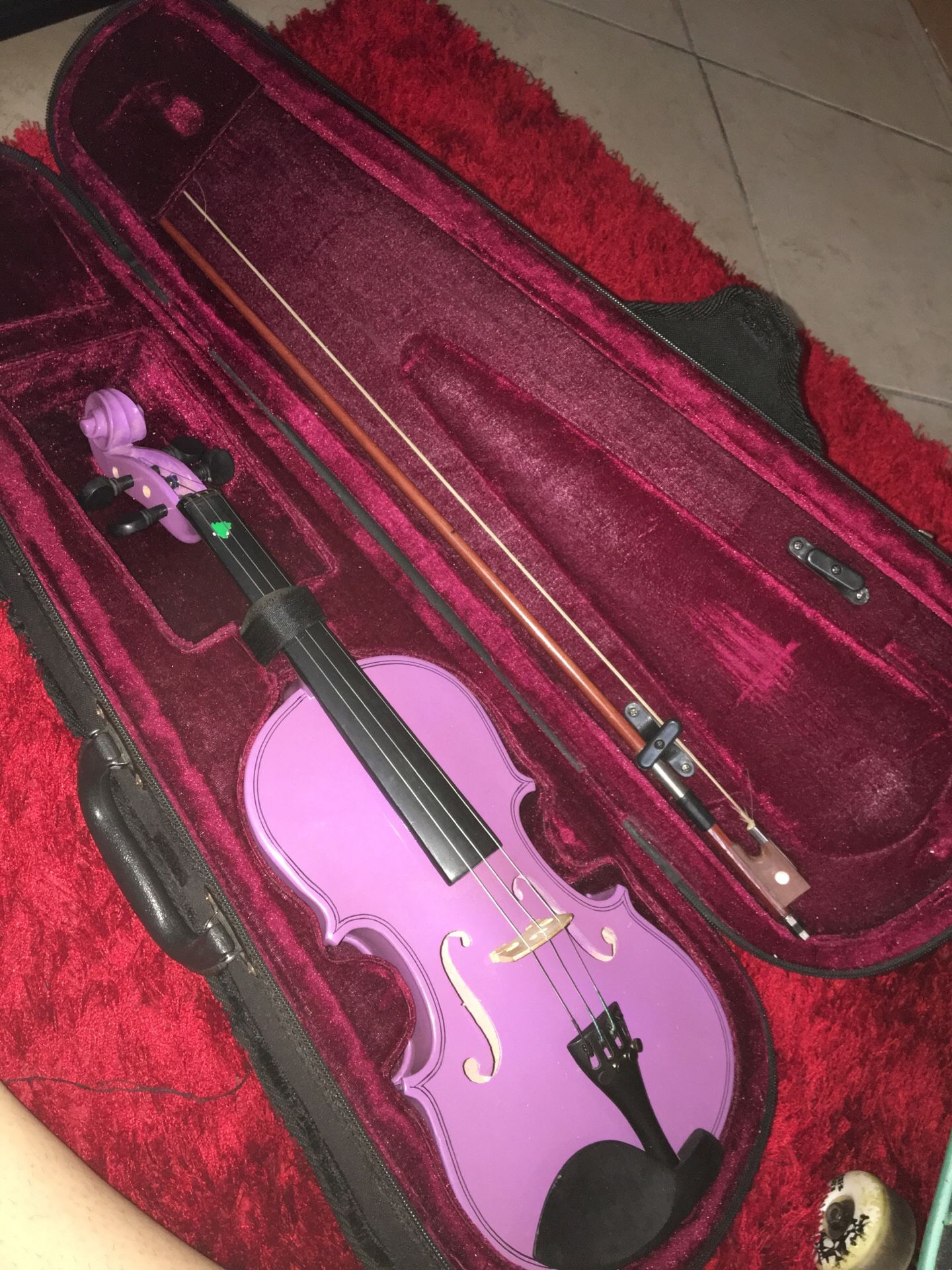 Purple violin