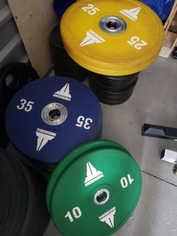 Bumper Plates Rubber Olympic Weights