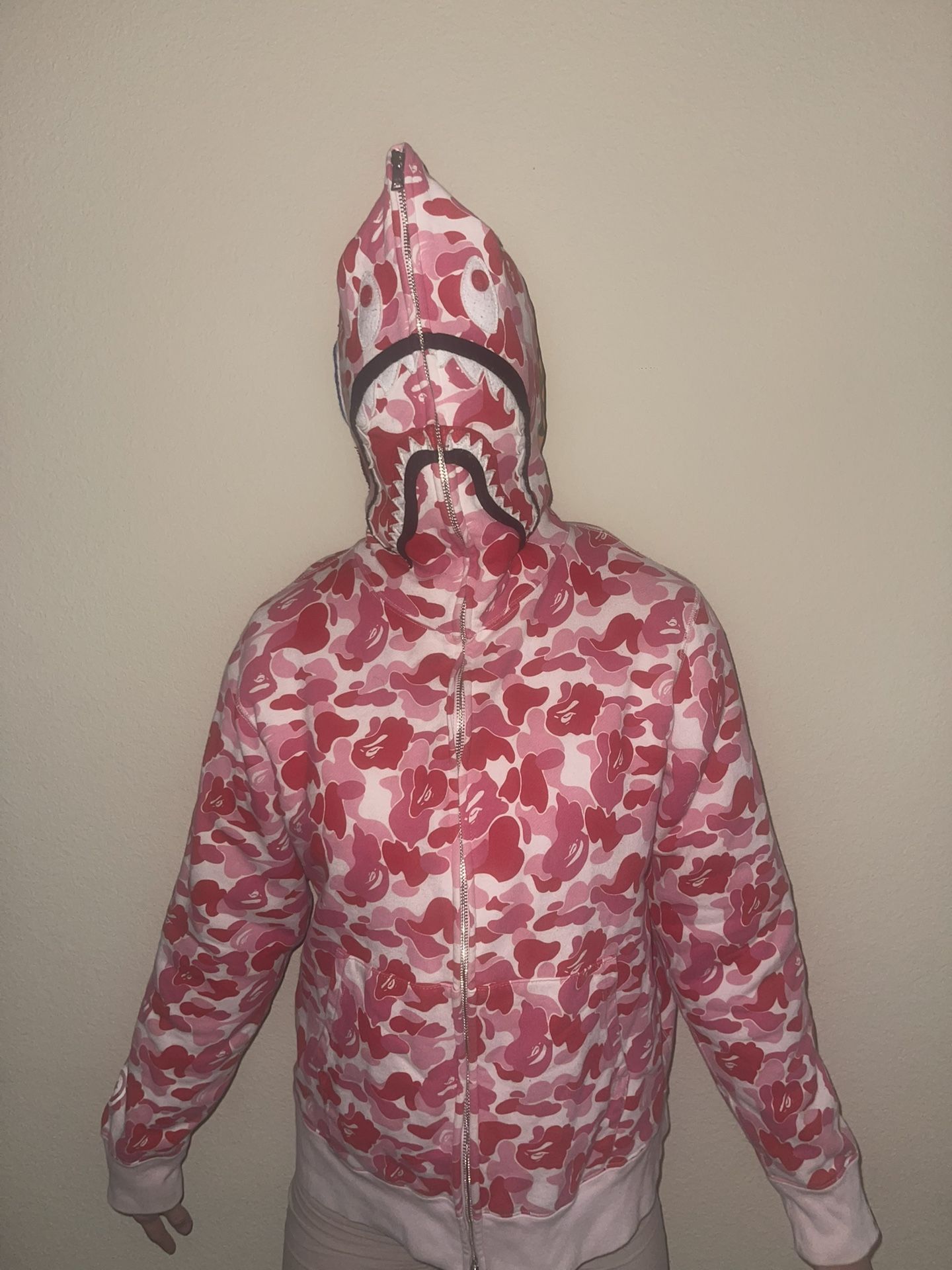 Pink Bape Hoodie (Medium)
