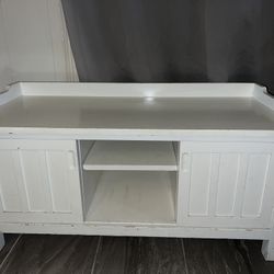 Solid Wood White Table