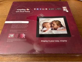 12 inch digital photo frame cloud based NEW