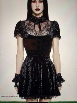 House Of Widow Dark Obsession Mini Dress