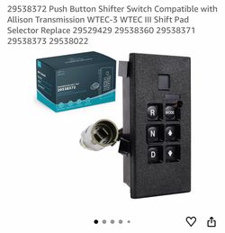 2 Push Button Shifter Switch Compatible with Allison Transmission WTEC-3 WTEC III Shift Pad Selector Replace 9 0 1 