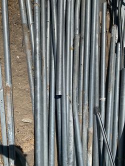 Fence poles 1 5/8 by 6 foot