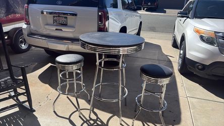 Tall table and stools