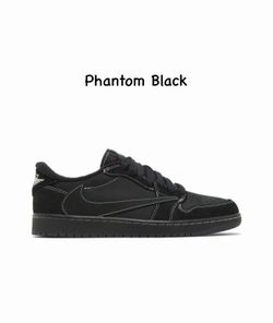 Travis Scott Air Jordan 1 Retro Low -Black Phantom