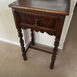 Antique Nightstand or Table