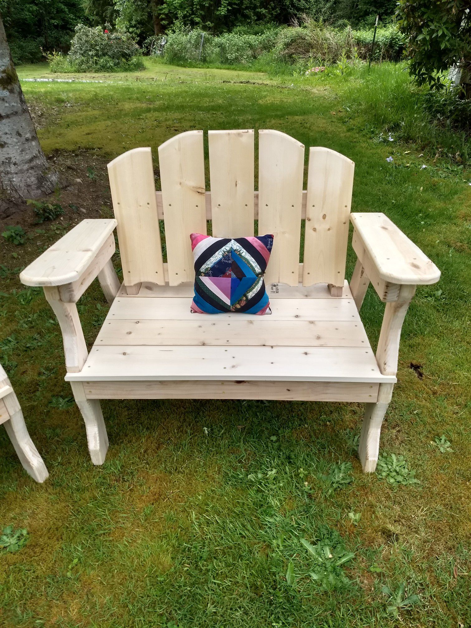 Pine Chairs - Wooden chairs - Outdoor Furniture - Unfinished - Set of Two - Made To Order