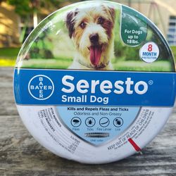 Seresto Small Dog Vet-Recommended Flea & Tick Treatment & Prevention Collar  for Dogs Under 18 lbs. for Sale in Louisville, KY - OfferUp