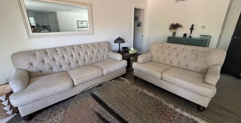 Couch and loveseat