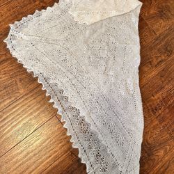 Scarf made from goat down