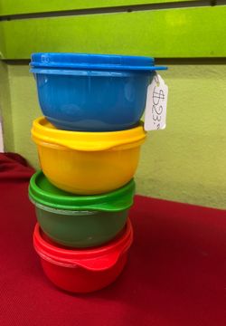 4 tazones Tupperware