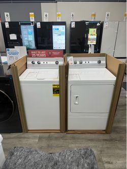 SPEED QUEEN - TC5 WASHER WITH AGITATOR & DC5 GAS DRYER LAUNDRY PAIR SET WITH 5 YEARS WARRANTY 🔥