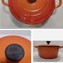 Staub Vintage Cast  Iron Dutch Oven 