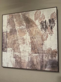 Large abstract wall decor
