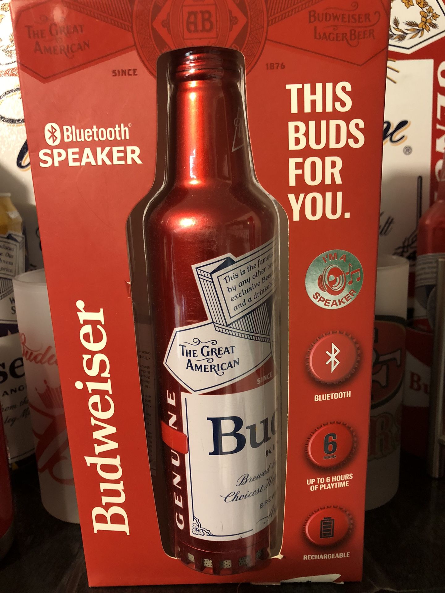 Bluetooth Budweiser speaker