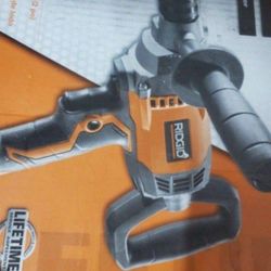 RIDGID CORDED MUD MIXER NEW