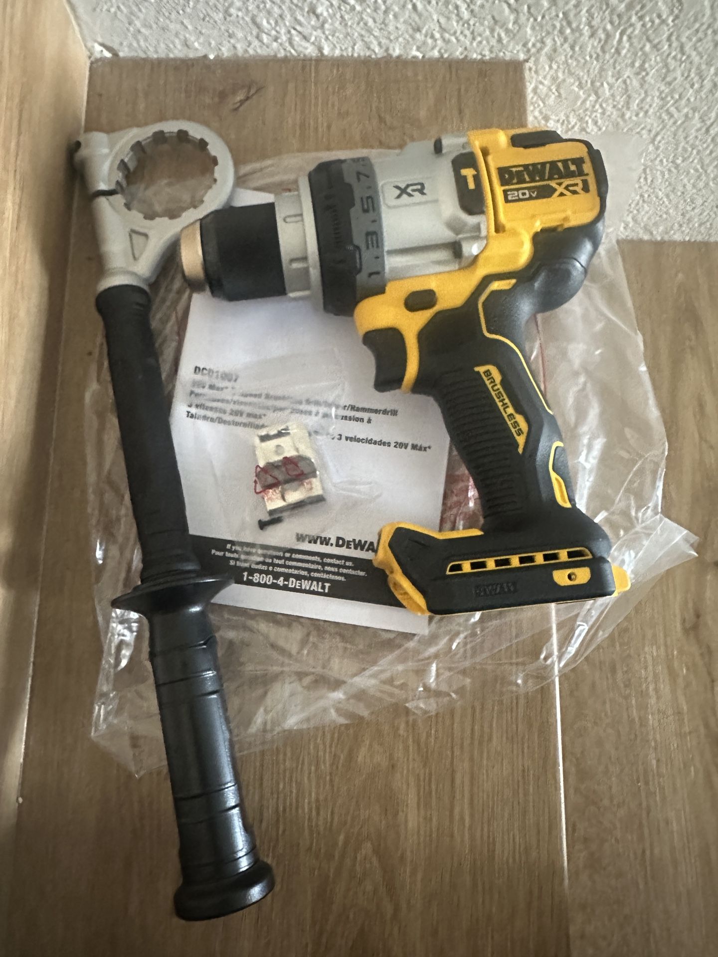 Dewalt 20v XR 3-Speed 1/2” Hammer Drill (new)