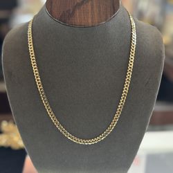 14k Real Cuban Link Solid Chain 15.9 Grams  22inch 