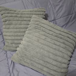 2 pack throw pillows for couch or bed.