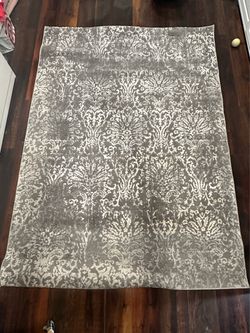 Gray & Ivory Area Rug