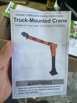Truck Crane brand new