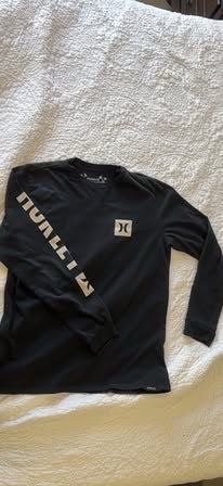 Mens Hurley Long Sleeve T-Shirt; size S