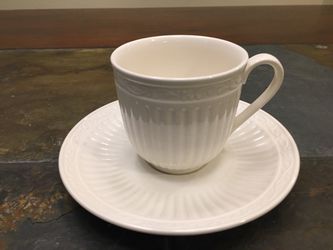 Mikasa tea cup & saucer plate set Italian countryside