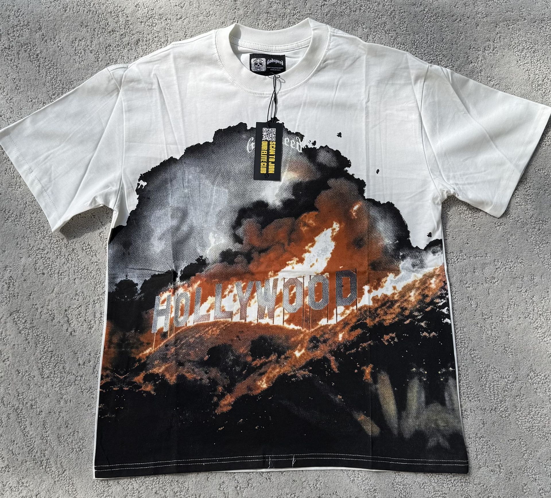 Godspeed Hollywood Flamed Shirt Sizes Medium And Large Available