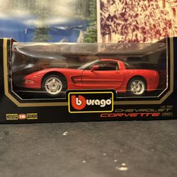 1:18 Scale 1997 Chevrolet Corvette Coupe Diecast Car. New Unopened.