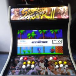Bar Top Arcade Running Raspberry Pi Emulation Station