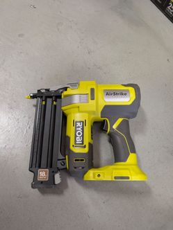 RYOBI ONE+ 18V 18-Gauge Cordless AirStrike Brad Nailer