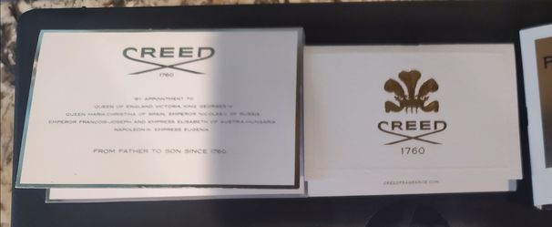 Creed Luxury Cologne and Perfume Sample set Creed 1760 Echantillon AVENTUS & Creed AVENTUS For Her