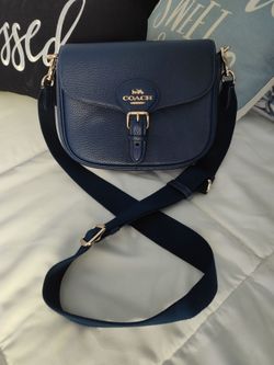 Coach, deep blue excellent condition