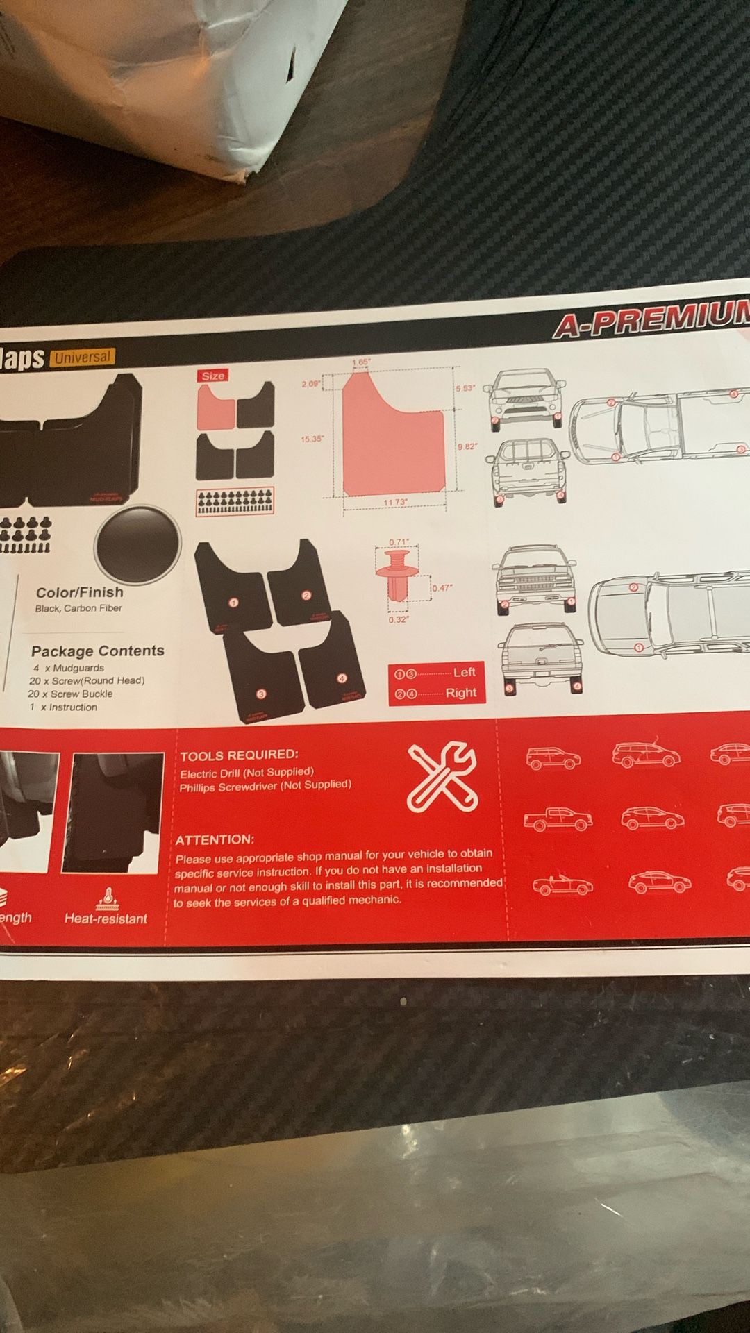 mud flaps universals